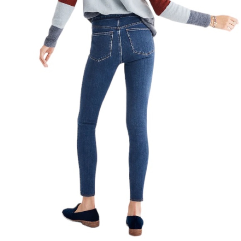 Madewell Pull-On Skinny Jeans in Freeburg Wash Sz 28